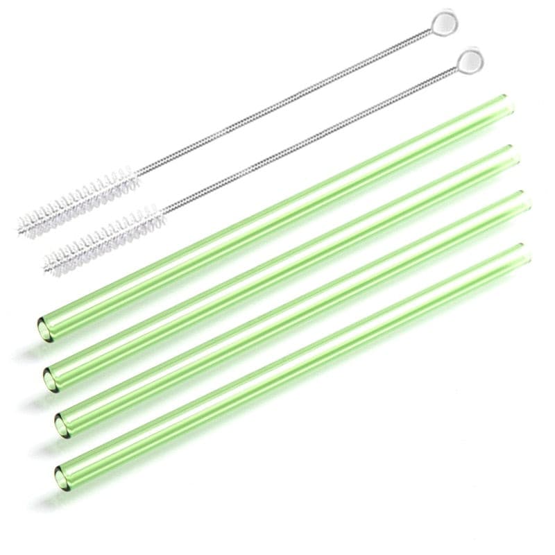 AllTheStraws Eco-Friendly Glass Drinking Straws