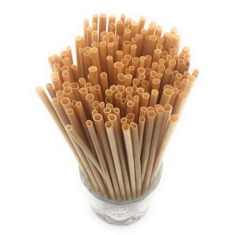 AllTheStraws Eco-Friendly Wheat Drinking Straws