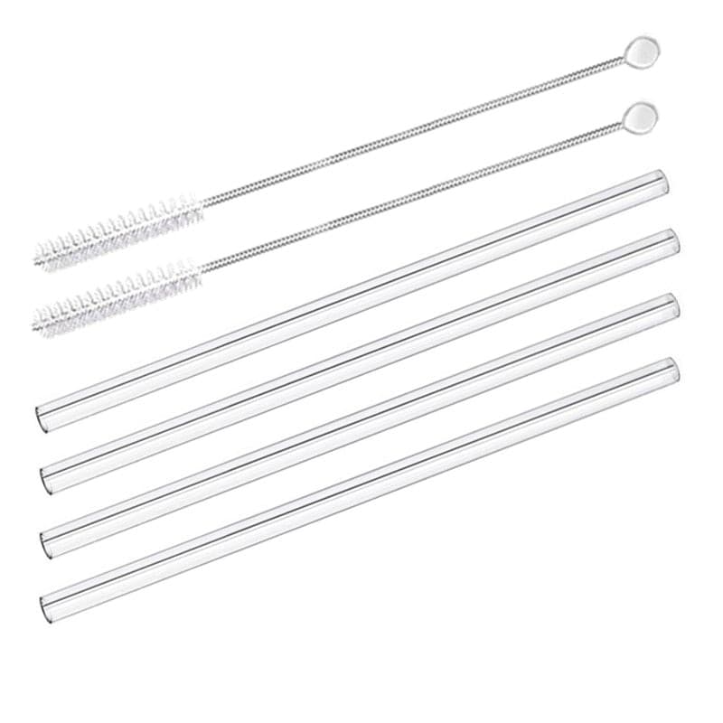 AllTheStraws Eco-Friendly Glass Drinking Straws