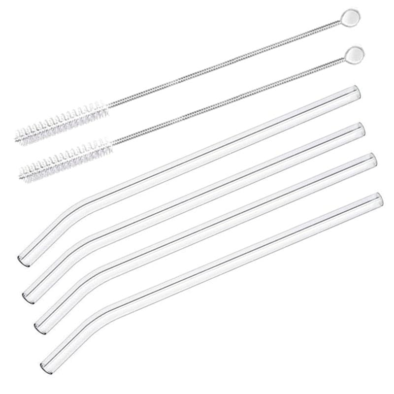 AllTheStraws Eco-Friendly Glass Drinking Straws