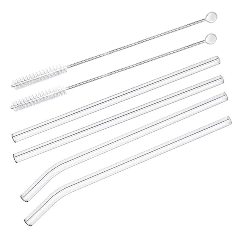 AllTheStraws Eco-Friendly Glass Drinking Straws