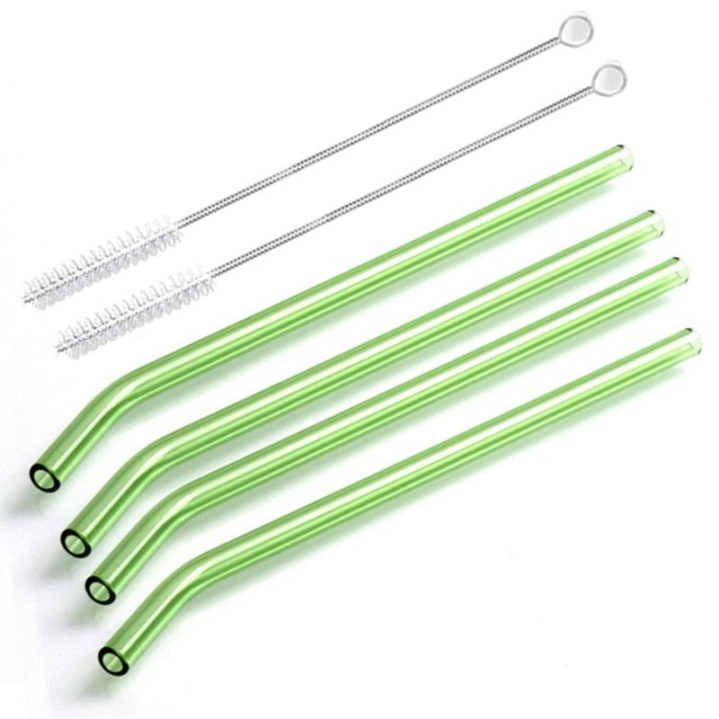 AllTheStraws Eco-Friendly Glass Drinking Straws