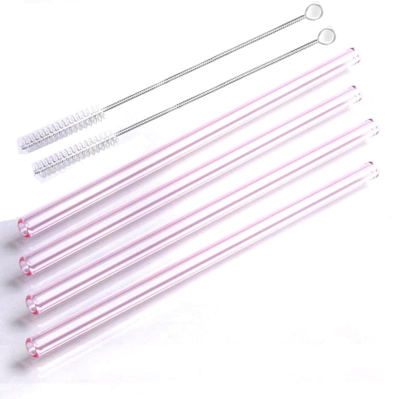 AllTheStraws Eco-Friendly Glass Drinking Straws