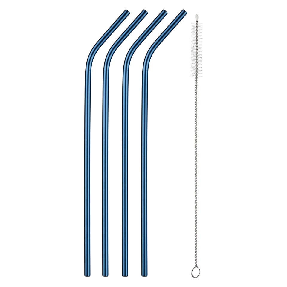 AllTheStraws Eco-Friendly Stainless Steel Drinking Straws