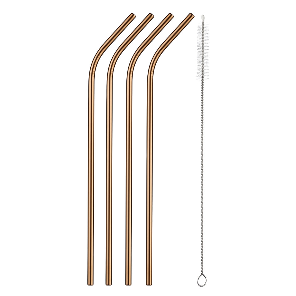 AllTheStraws Eco-Friendly Stainless Steel Drinking Straws