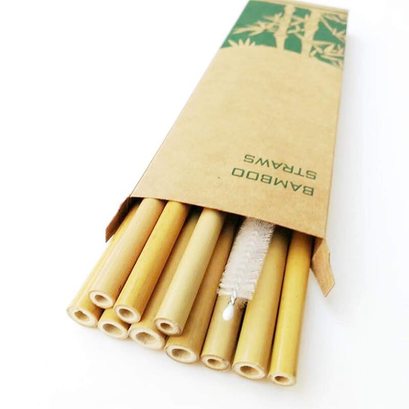 AllTheStraws Eco-Friendly Bamboo Drinking Straws