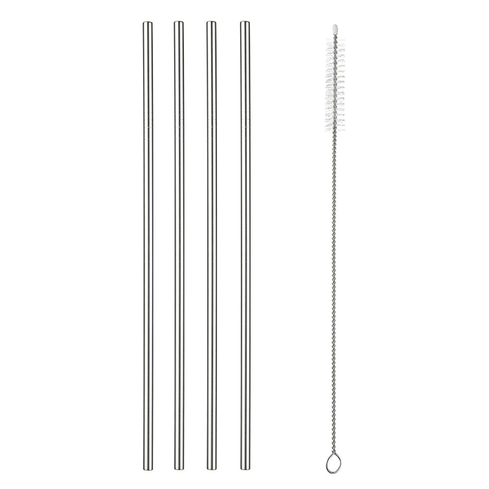 AllTheStraws Eco-Friendly Stainless Steel Drinking Straws