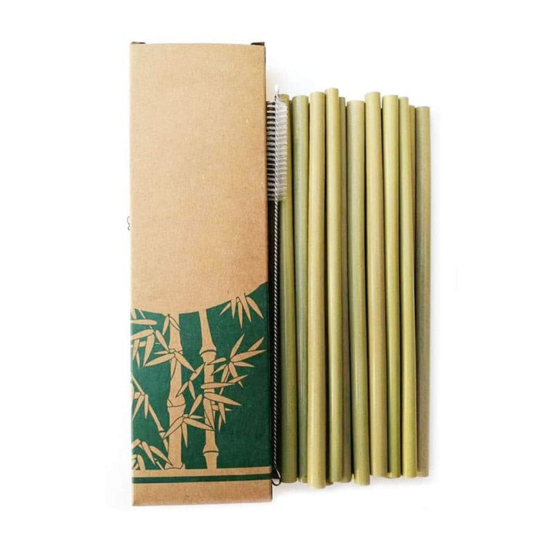 AllTheStraws Eco-Friendly Bamboo Drinking Straws