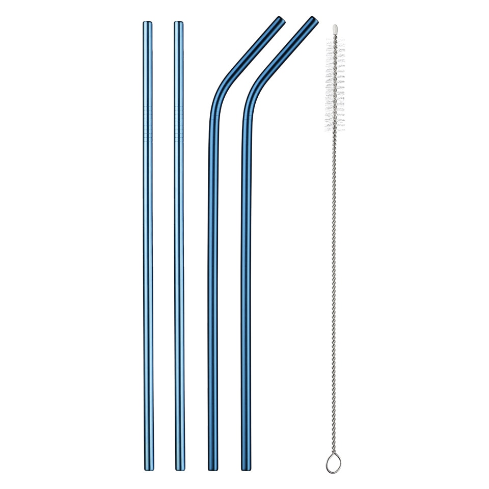 AllTheStraws Eco-Friendly Stainless Steel Drinking Straws