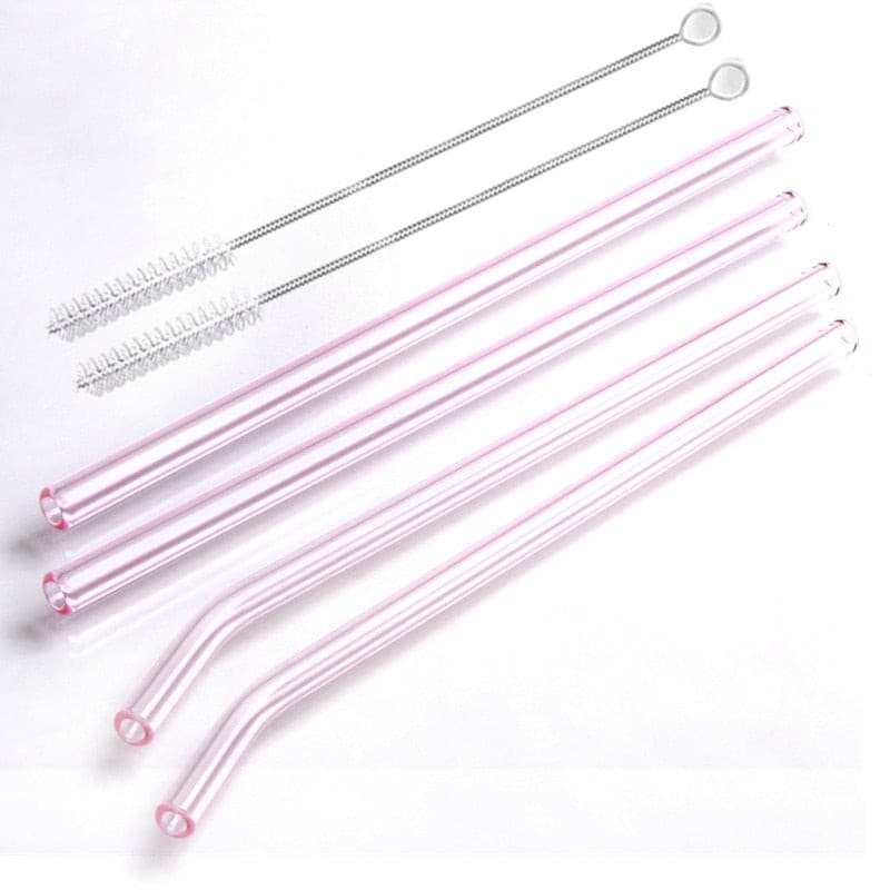 AllTheStraws Eco-Friendly Glass Drinking Straws