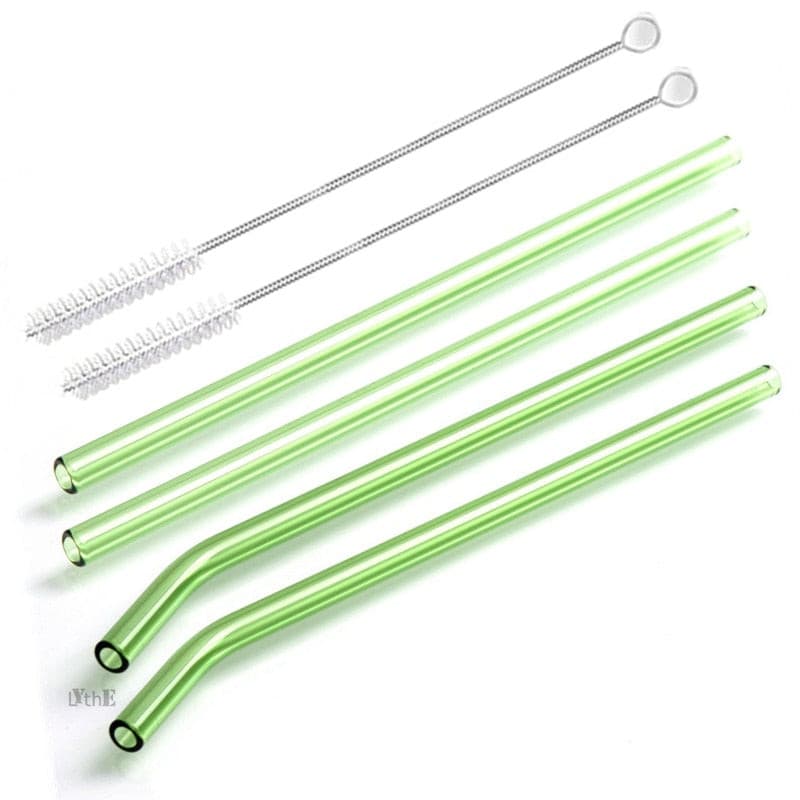 AllTheStraws Eco-Friendly Glass Drinking Straws