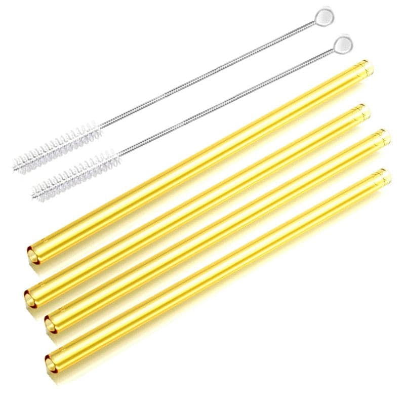 AllTheStraws Eco-Friendly Glass Drinking Straws